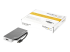 StarTech.com USB C Multiport Video Adapter with HDMI, VGA, Mini DisplayPort or DVI, USB Type C Monitor Adapter to HDMI 2.0 or mDP 1.2 (4K 60Hz), VGA or DVI (1080p), Space Gray Aluminum - Høyre vinkel